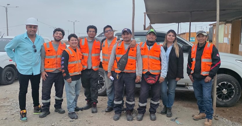 Equipo Progex en campo y desarrollo